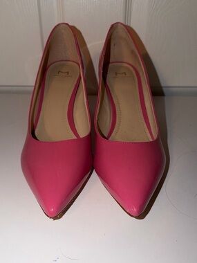 Marc Fisher Hot Pink Pointed-Toe Heels